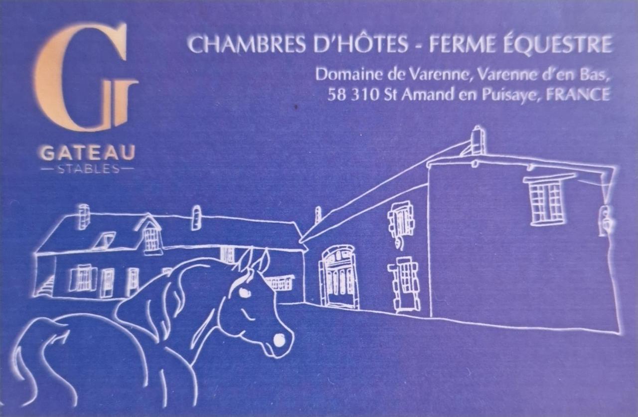 Ferme Equestre & Chambres D'Hotes Gateau Stables Proche Guedelon Saint-Amand-en-Puisaye ภายนอก รูปภาพ